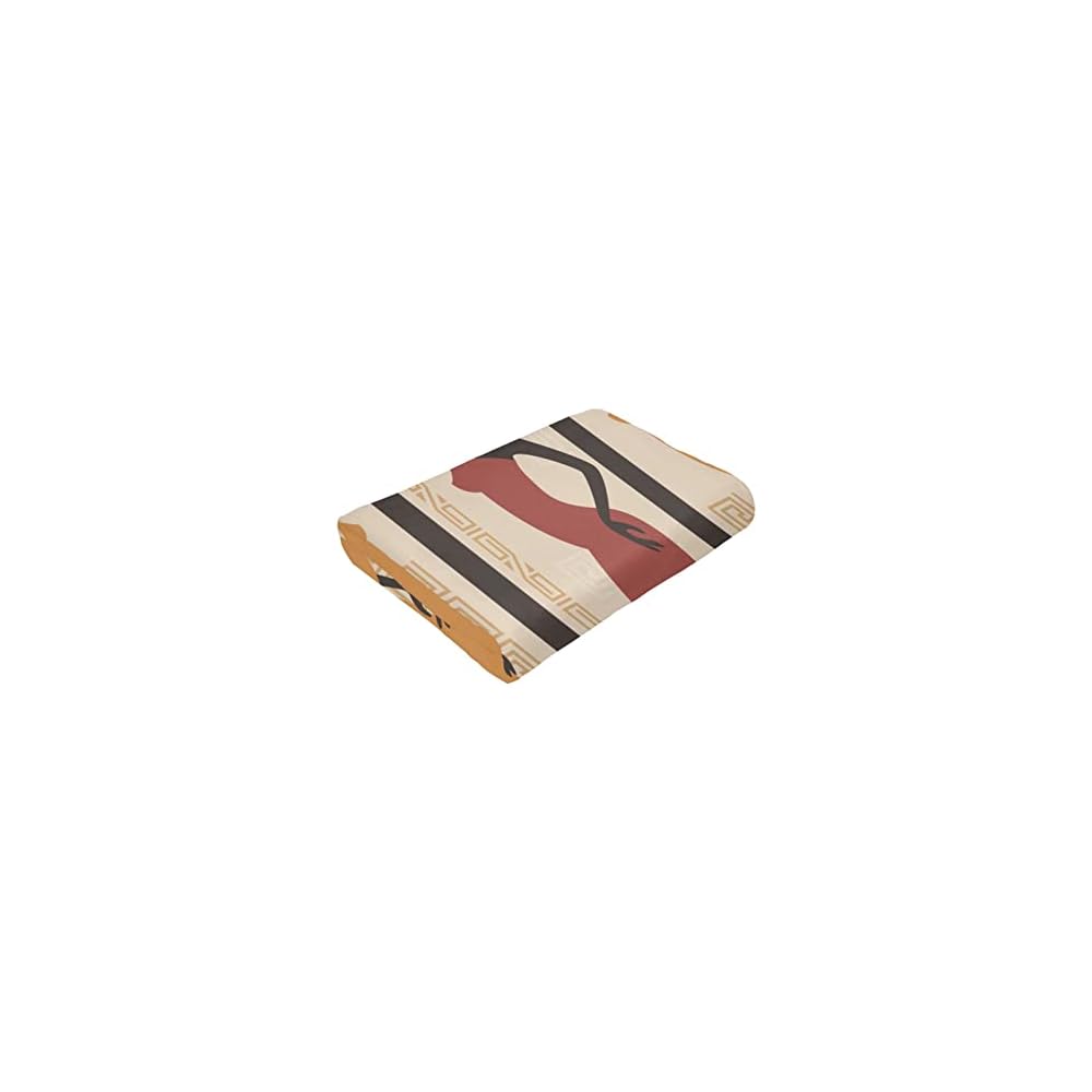 Beautiful African Women Throw Blanket Plush Microfiber Flannel Fleece Blanket 60"x50" for Bed Sofa Couch Camping Travel