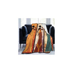 Beautiful African Women Throw Blanket Plush Microfiber Flannel Fleece Blanket 60"x50" for Bed Sofa Couch Camping Travel