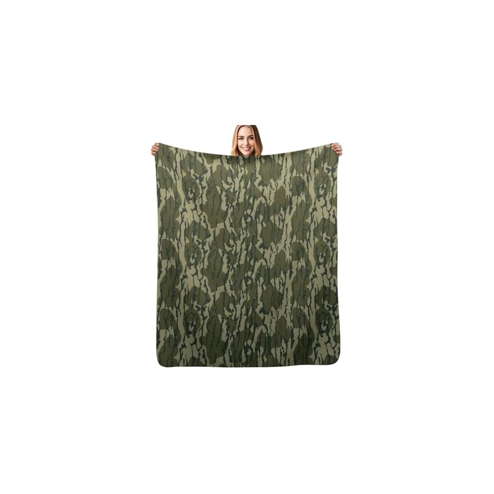 Camo Blanket Super Soft Cozy Flannel Camouflage Throw Blankets