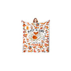 Cute Cat Blanket Animals Pet Pattern Gifts for Cat Lovers Soft Lightweight Flannel Throw Blankets for Kids Adults 50"x40"