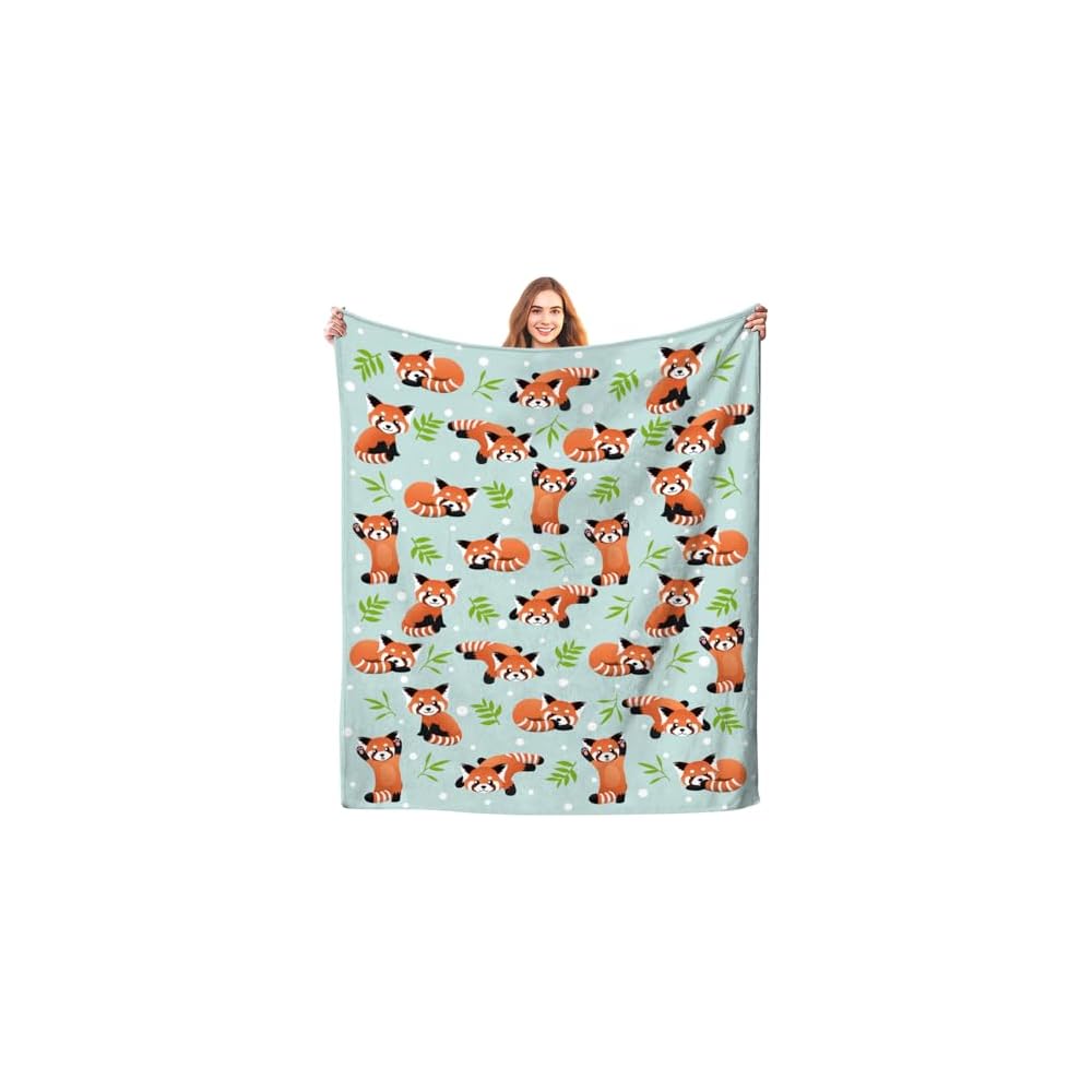 Cute Cat Blanket Animals Pet Pattern Gifts for Cat Lovers Soft Lightweight Flannel Throw Blankets for Kids Adults 50"x40"