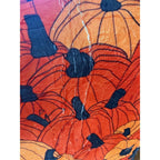 Halloween Pumpkin Black Cat Flannel Throw Blanket 60x80